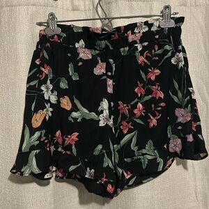 Jealous Tomato - floral print ruffle shorts